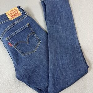 Levis 311 Shaping Skinny Jeans Womens 28 Dark Wash Stretch Denim Classic Fit